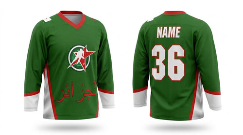 Algeria ??????? Hockey Jersey Green