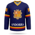 Andorra hockey jersey blue