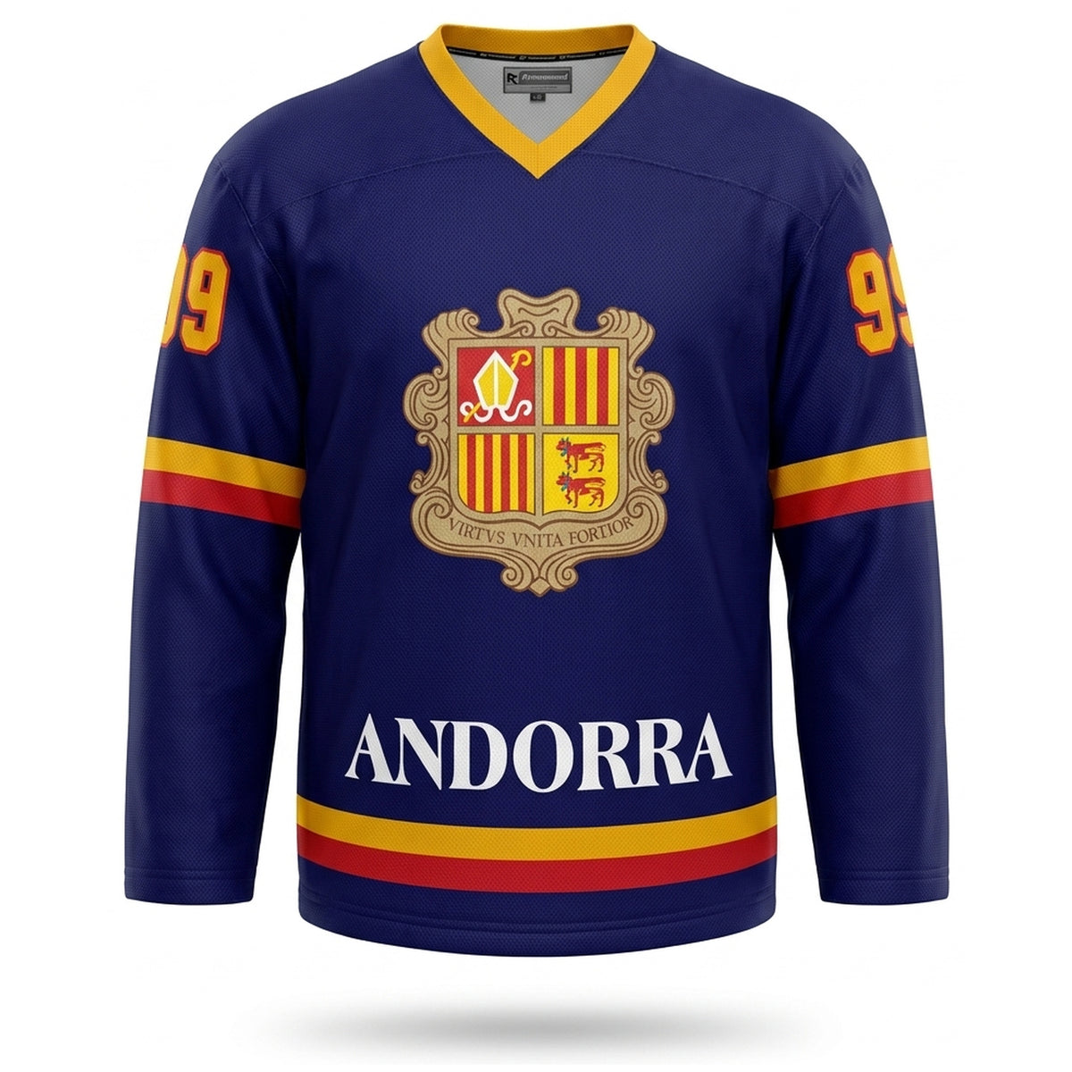 Andorra hockey jersey blue