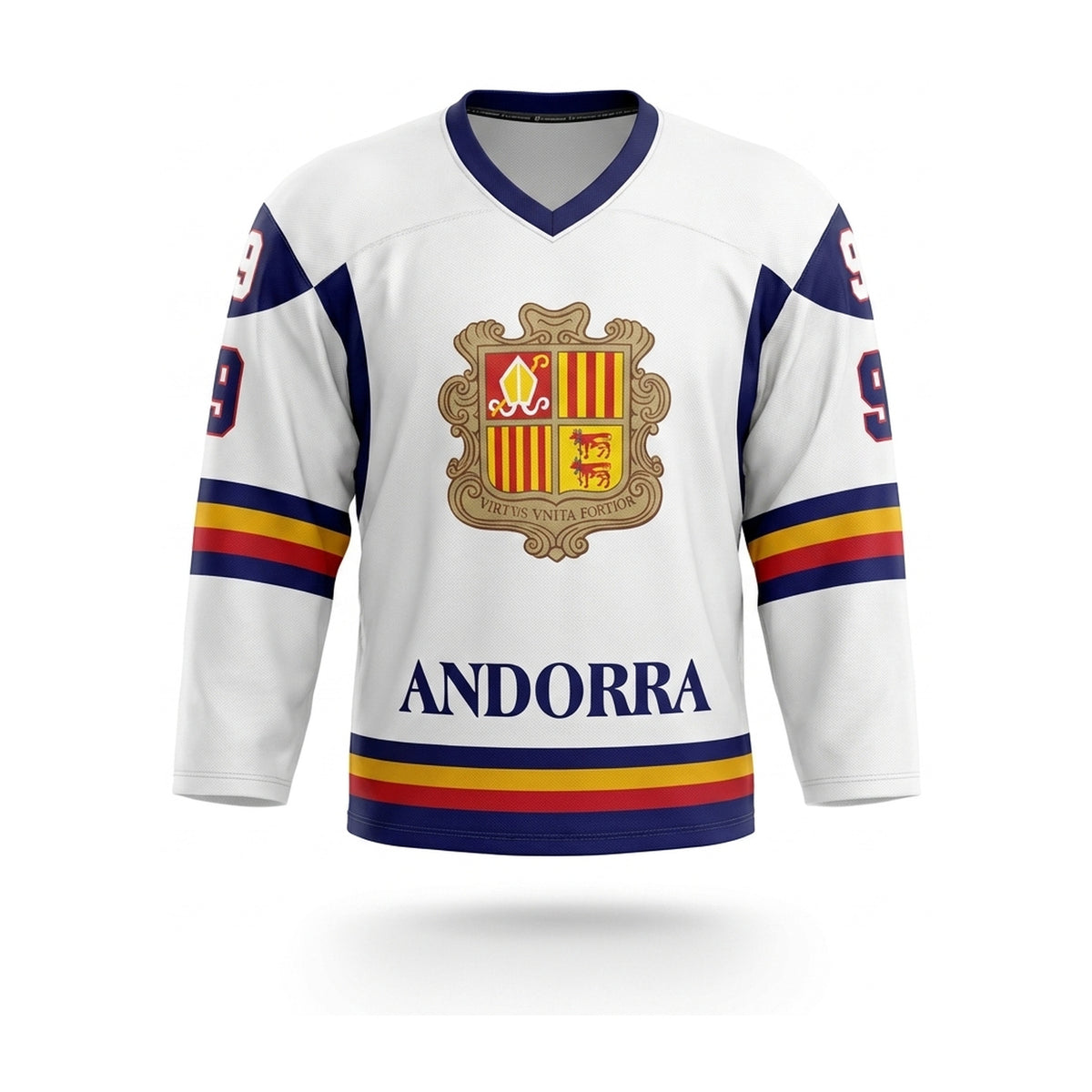 Andorra hockey jersey white