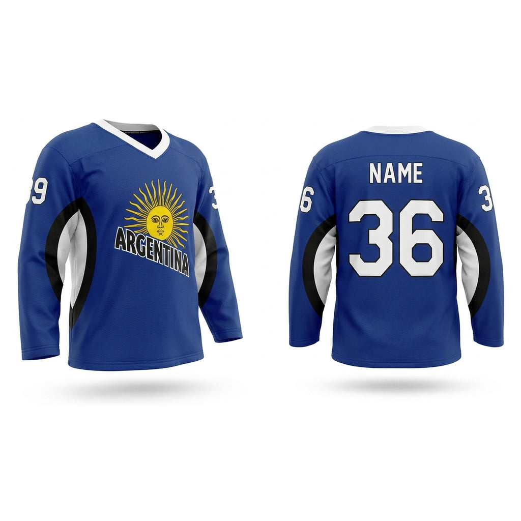 Argentina hockey jersey blue
