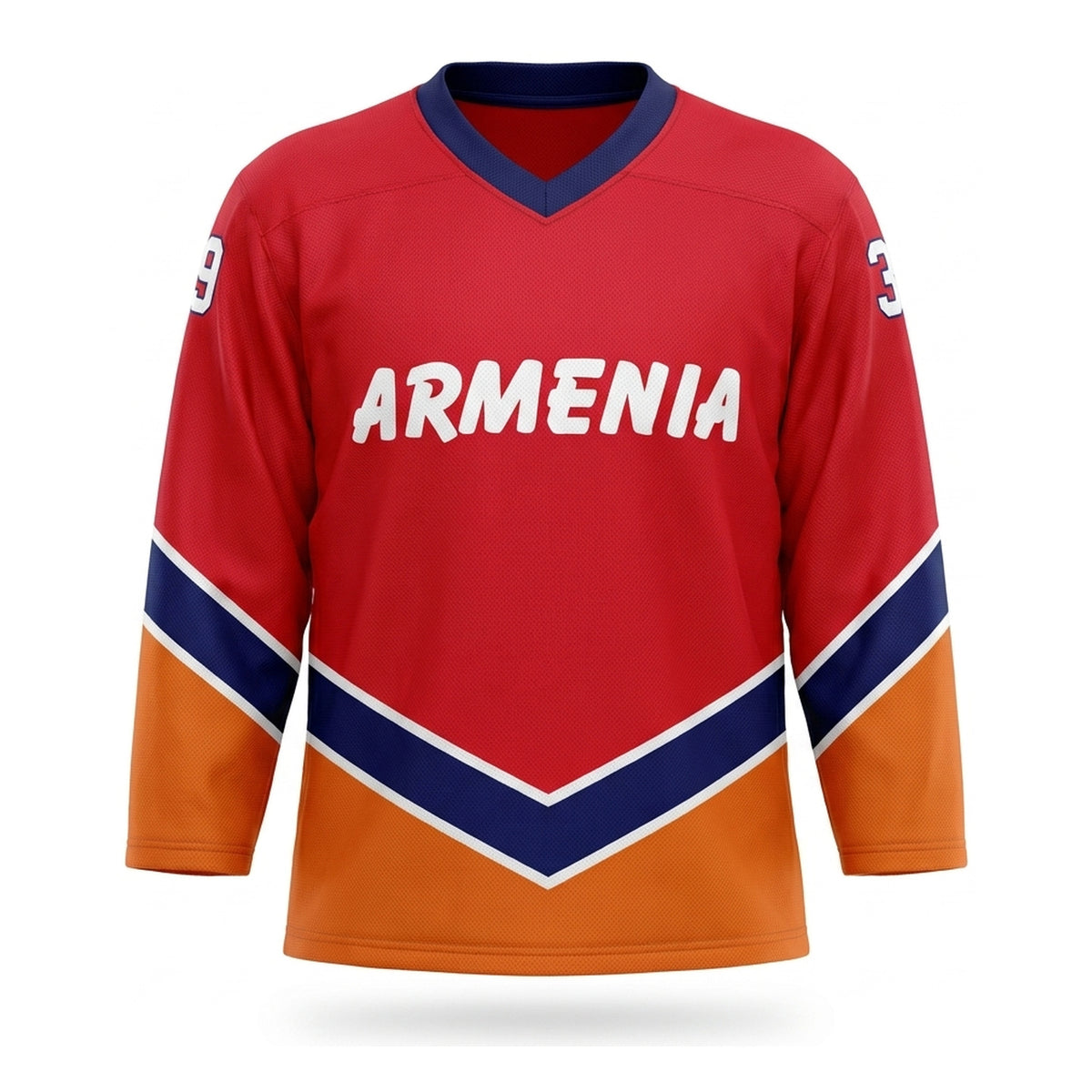 Armenia hockey jersey red