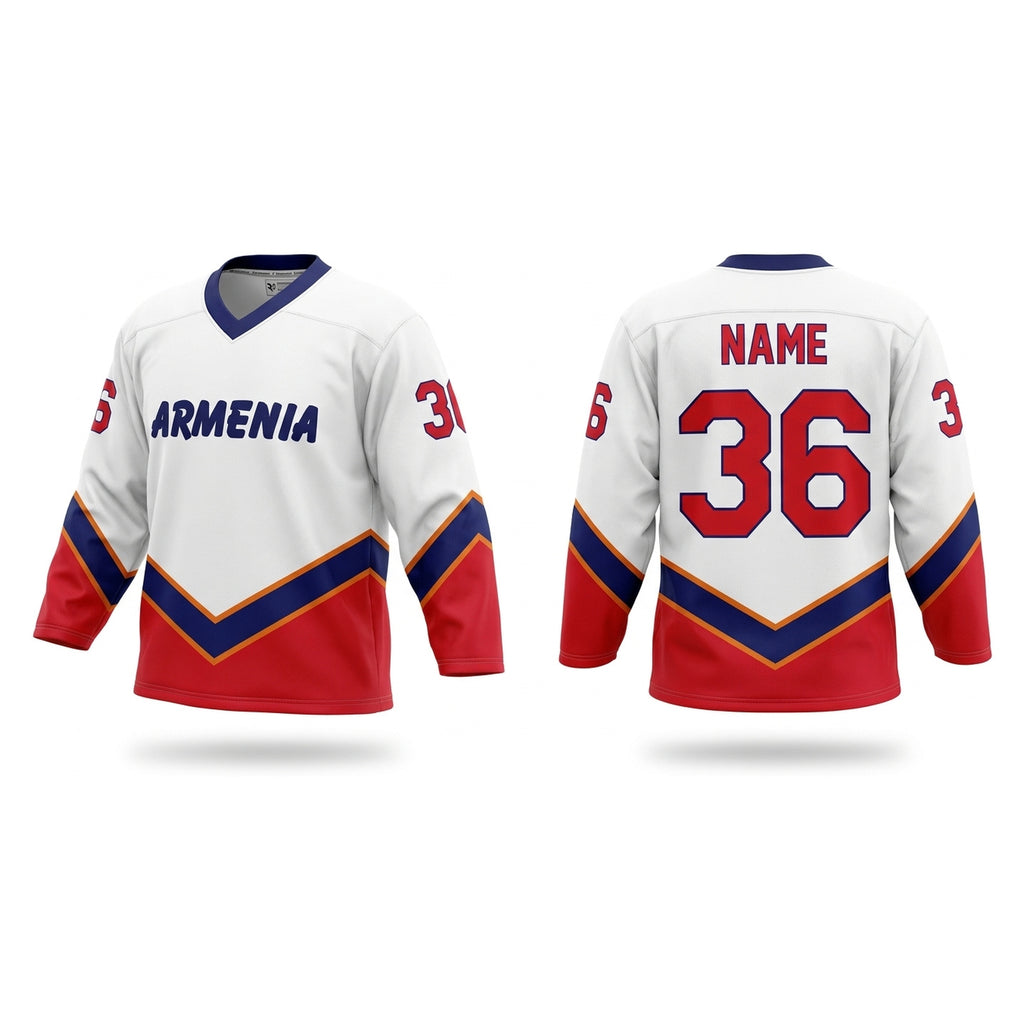 Armenia hockey jersey white
