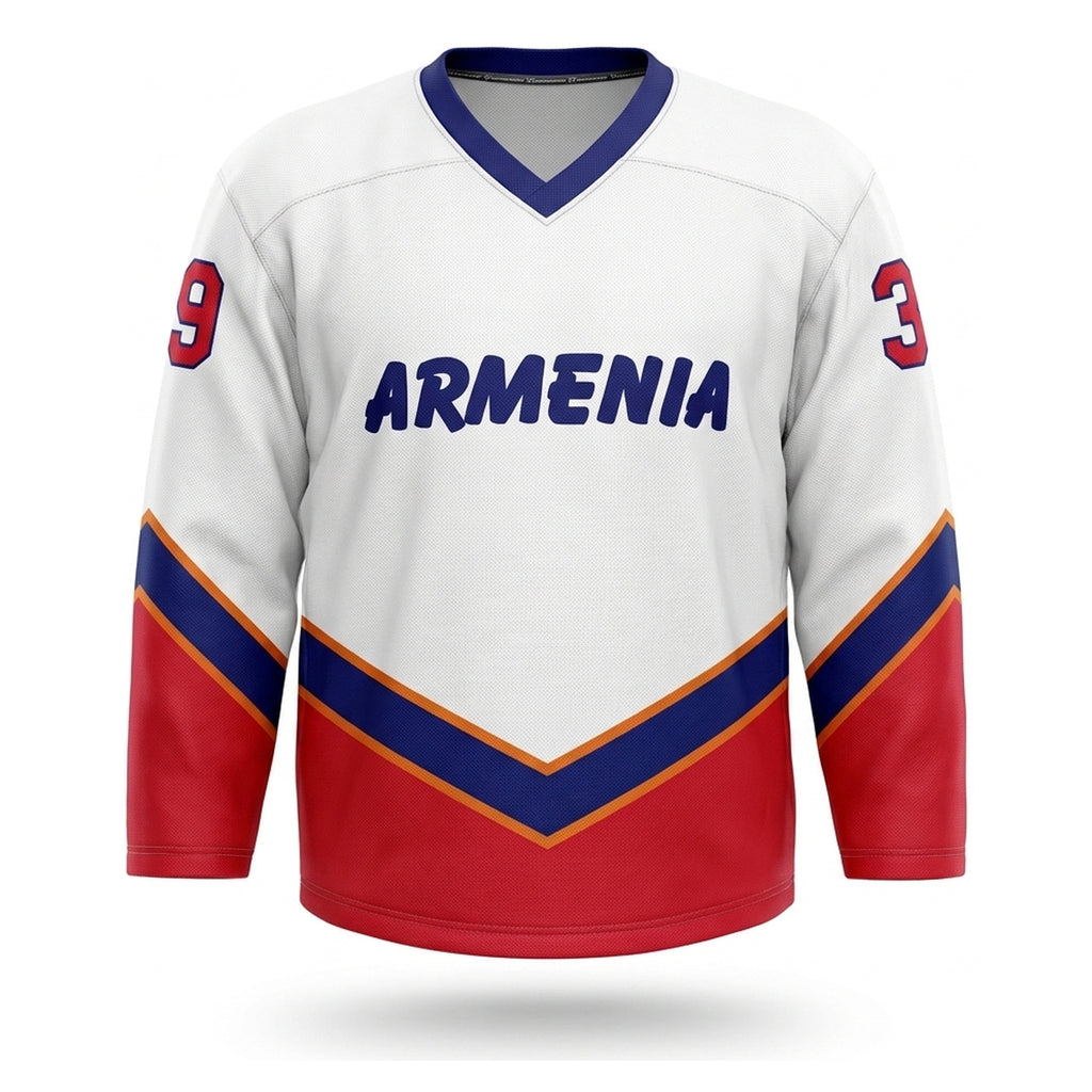 Armenia hockey jersey white