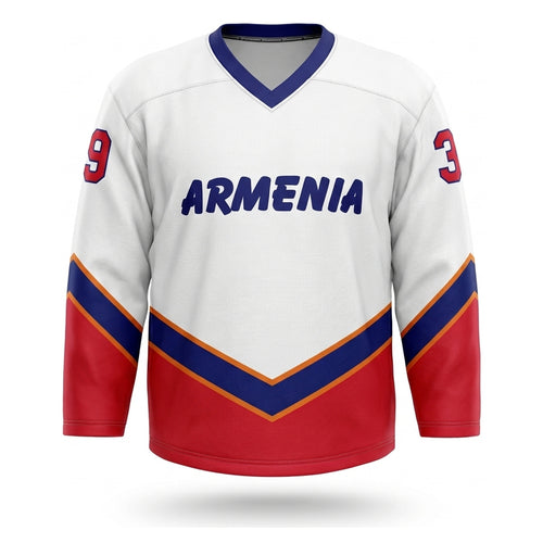 Armenia hockey jersey white