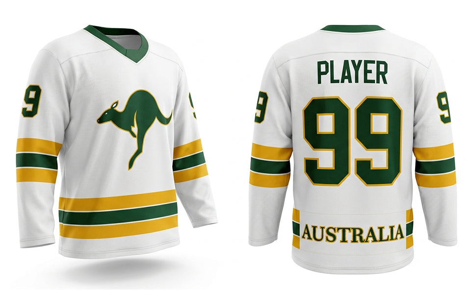 Australia hockey jersey white