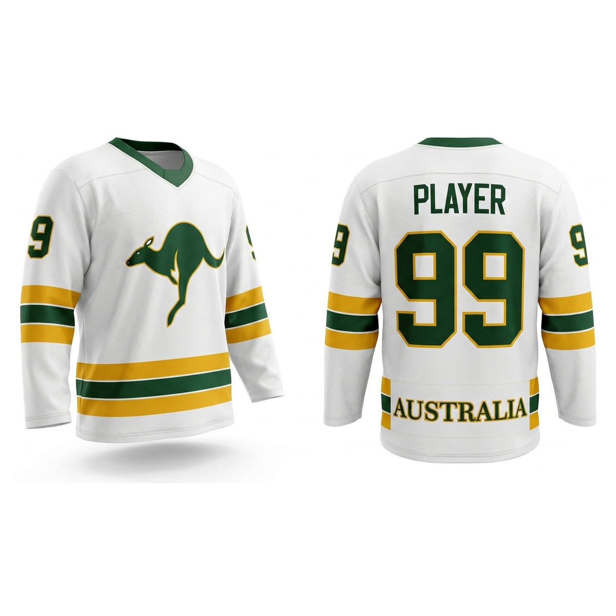 Australia hockey jersey white