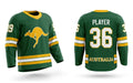Australia hockey jersey green