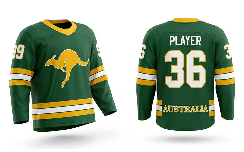 Australia hockey jersey green