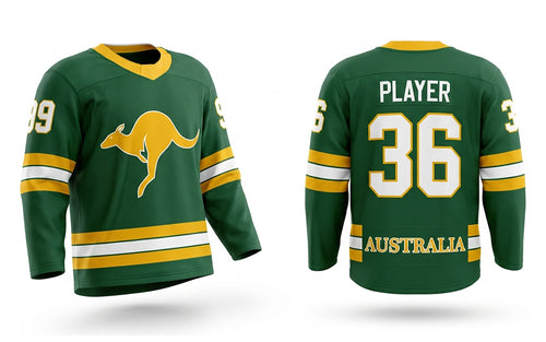 Australia hockey jersey green