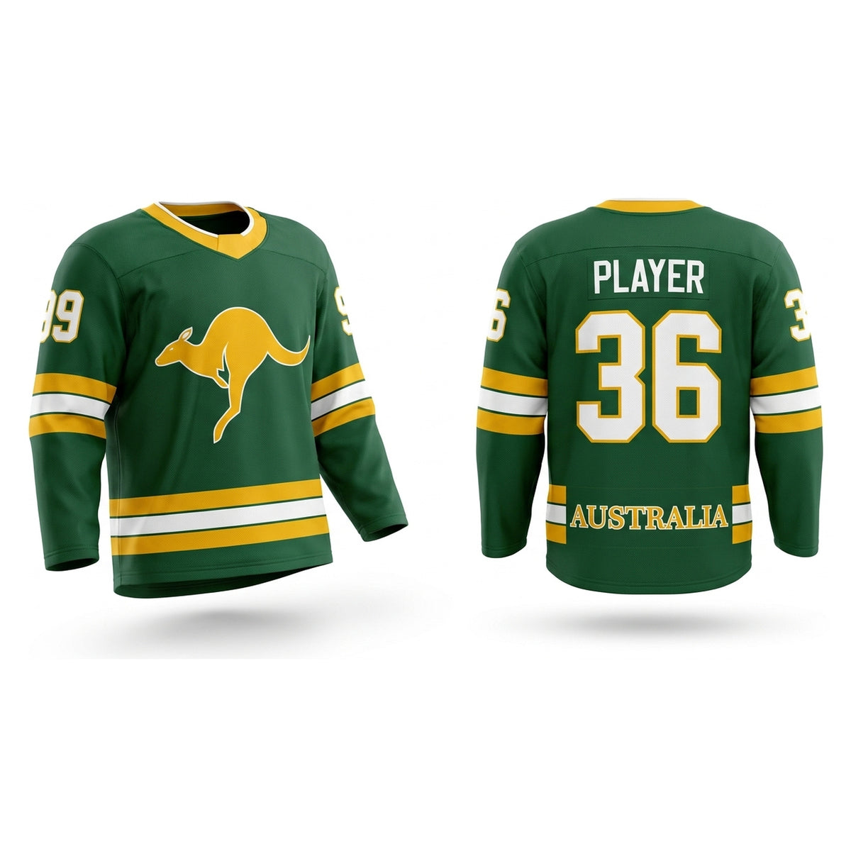 Australia hockey jersey green