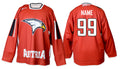 Austria hockey jersey red