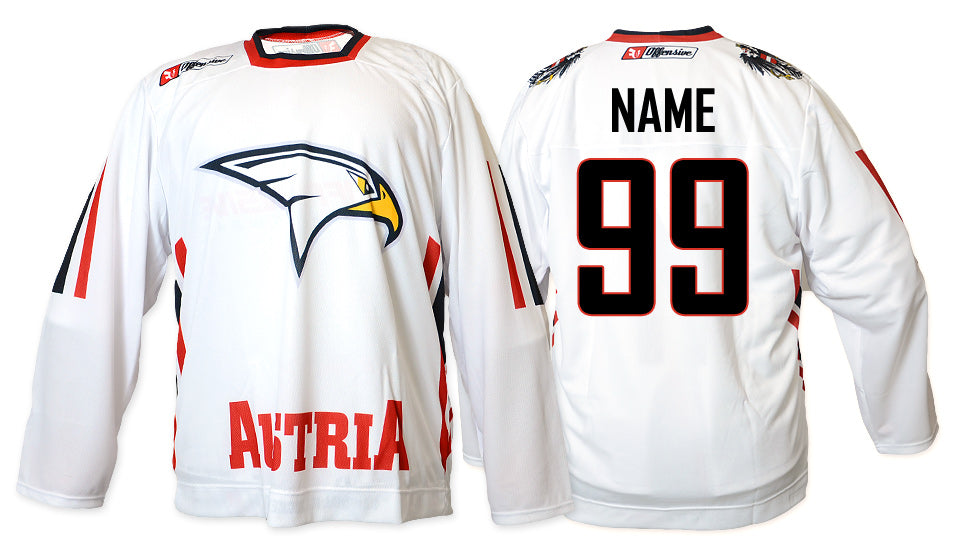 Austria hockey jersey white
