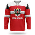 Austria hockey jersey red 2022