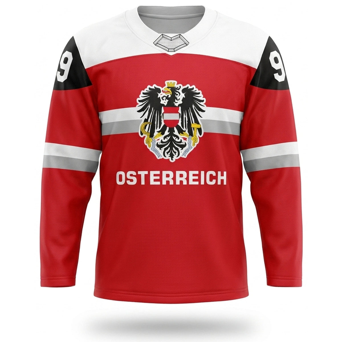Austria hockey jersey red 2022