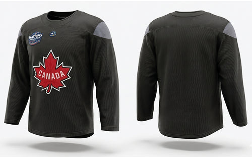 Canada hockey black practice jersey 4 nations cup