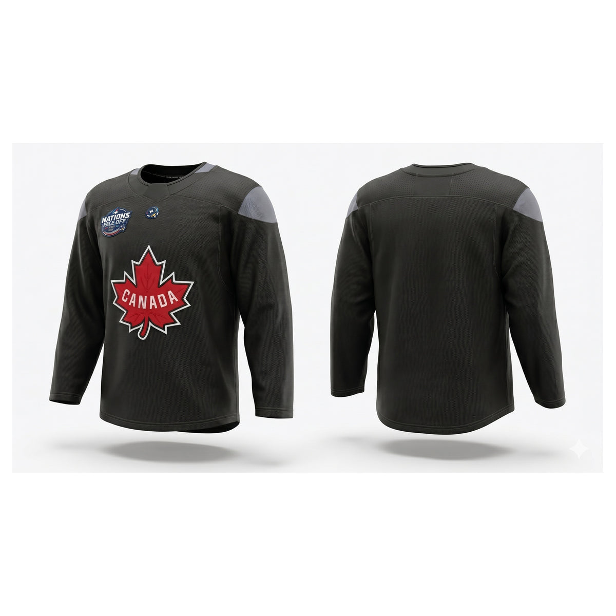 Canada hockey black practice jersey 2025