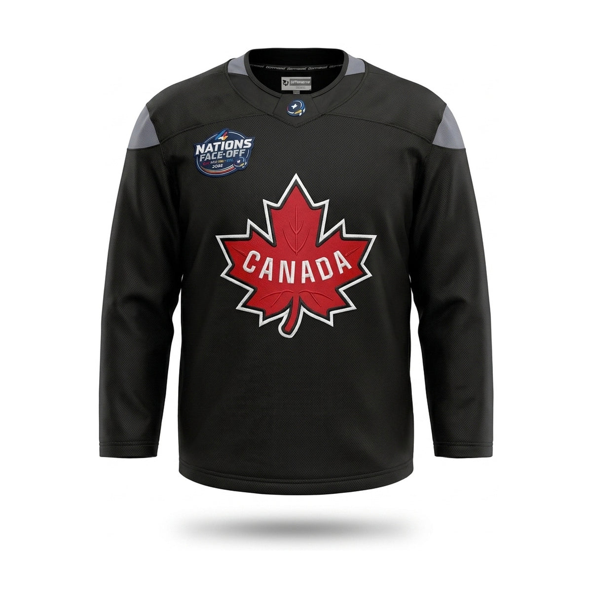 Canada hockey black practice jersey 2025