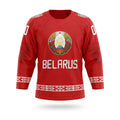 Belarus hockey jersey red 2019