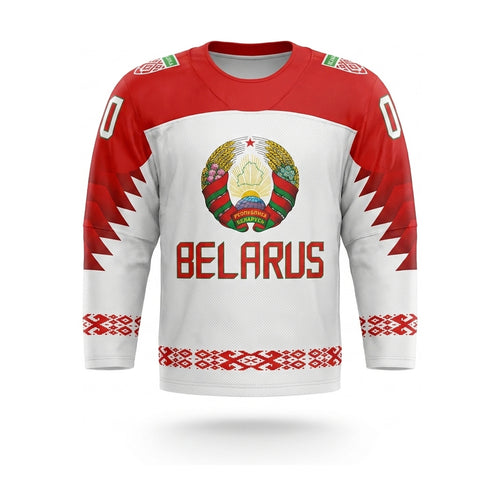 Belarus hockey jersey white 2019