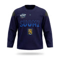 Finland hockey blue practice jersey 2025