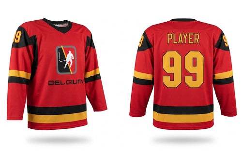 Belgium hockey jersey red