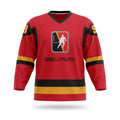 Belgium hockey jersey red