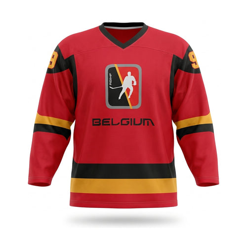 Belgium hockey jersey red