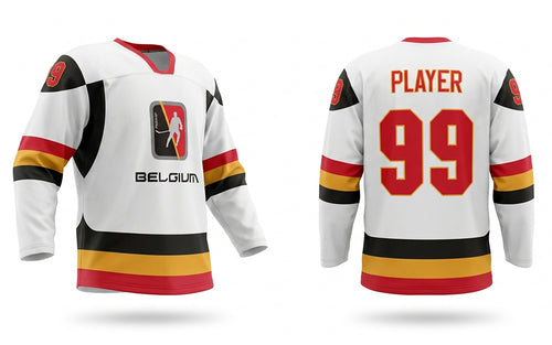 Belgium hockey jersey white