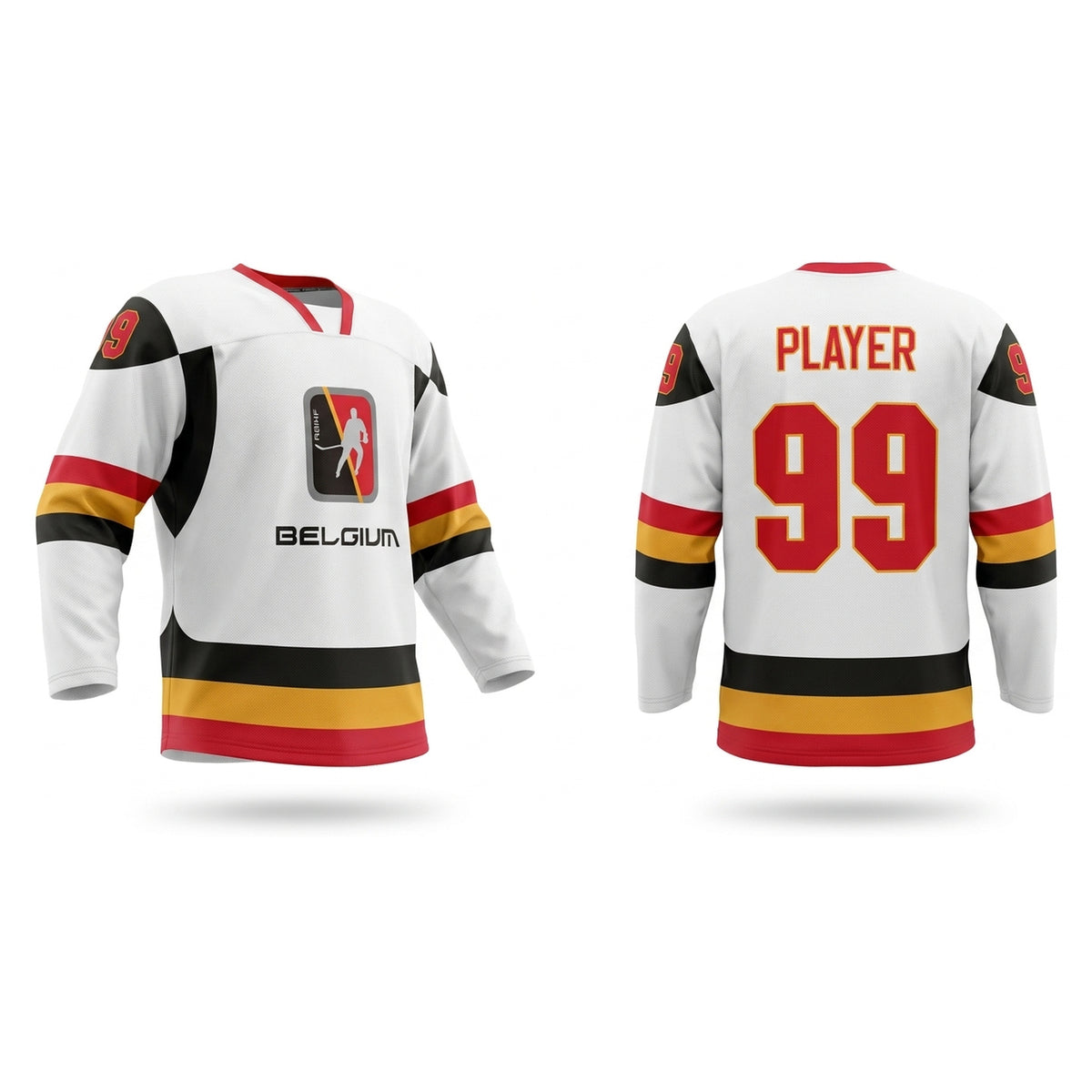 Belgium hockey jersey white