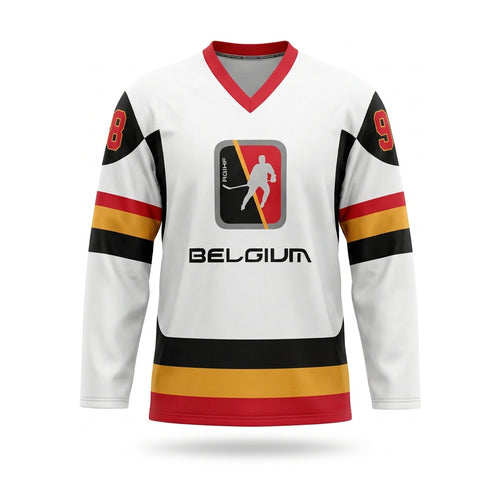 Belgium hockey jersey white