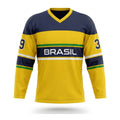 Brazil hockey jersey yellow