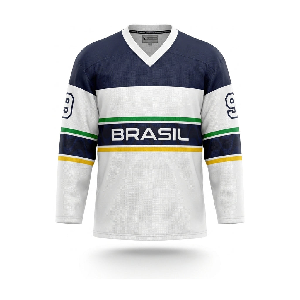 Brazil hockey jersey white