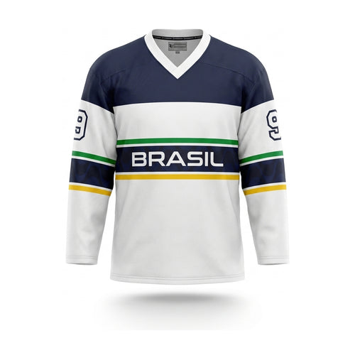 Brazil hockey jersey white