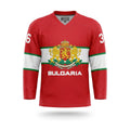 Bulgaria hockey jersey red