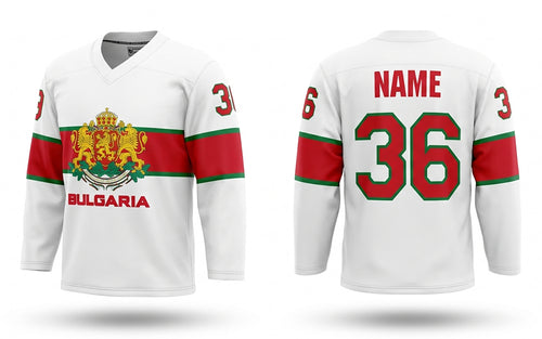Bulgaria hockey jersey white