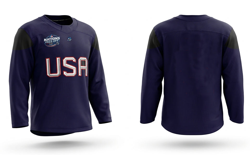 USA hockey black practice jersey 4 nations cup