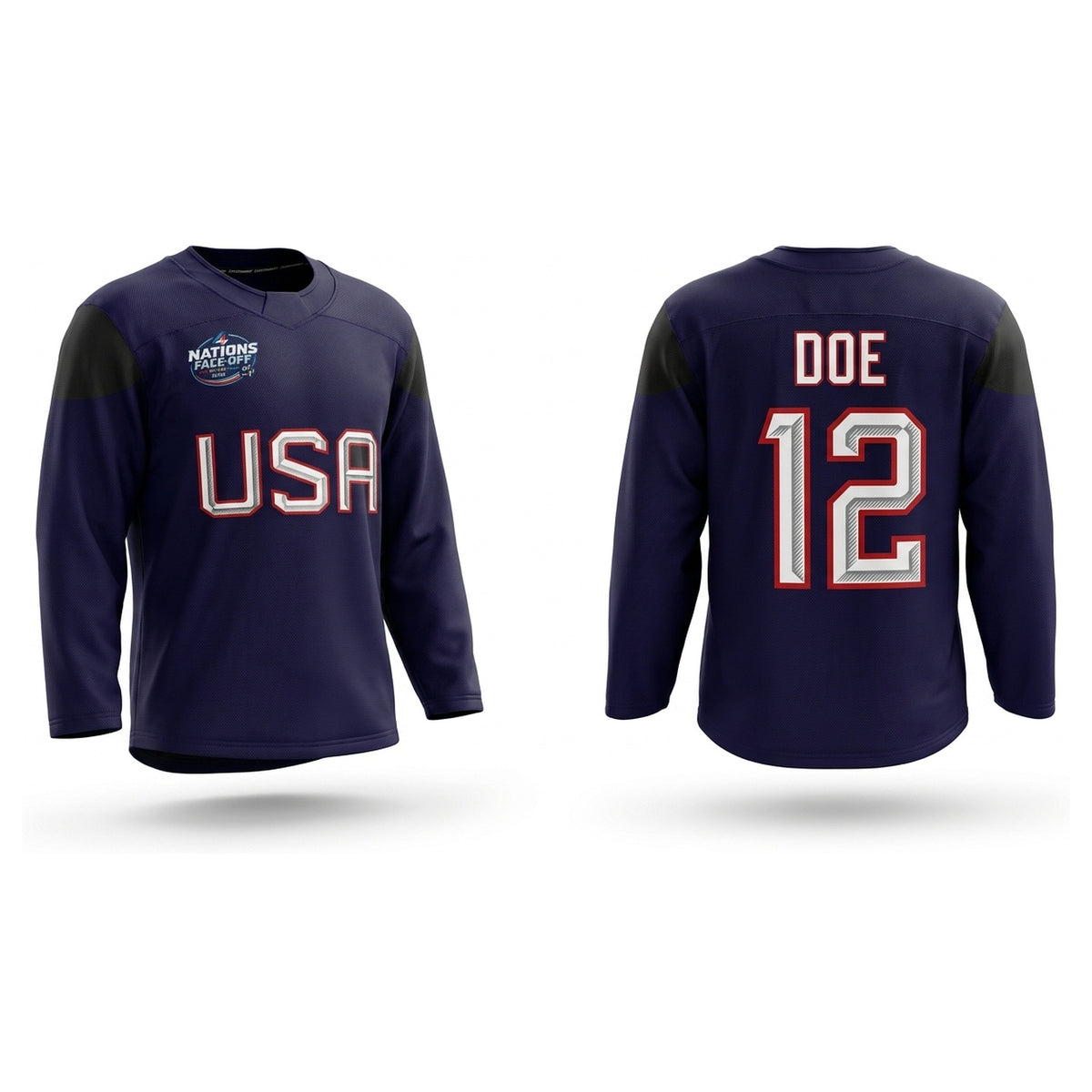USA hockey black practice jersey 2025