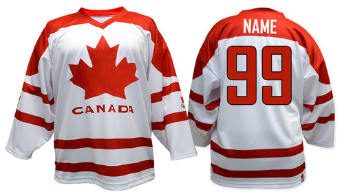 Canada hockey jersey white
