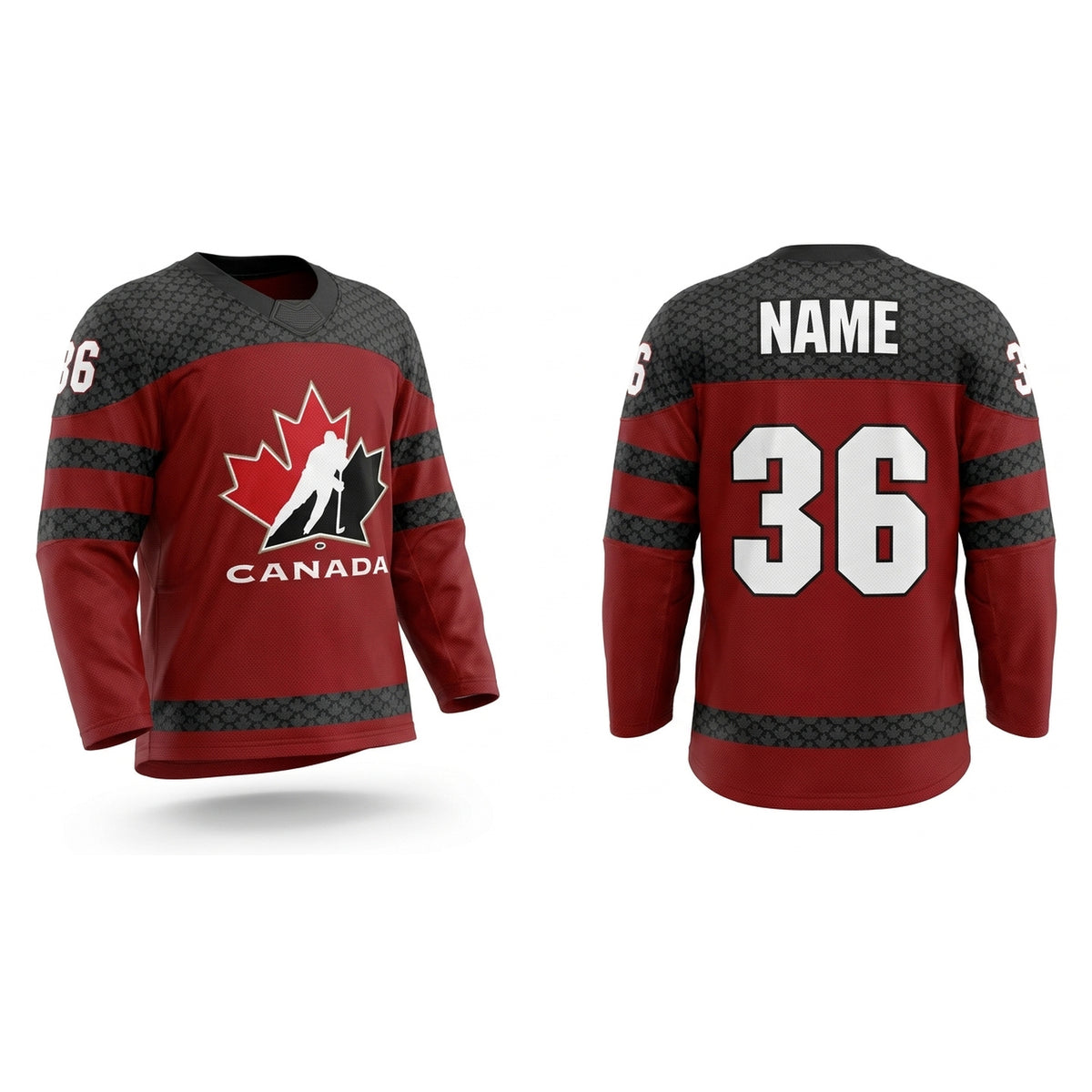 Canada hockey jersey red 2025