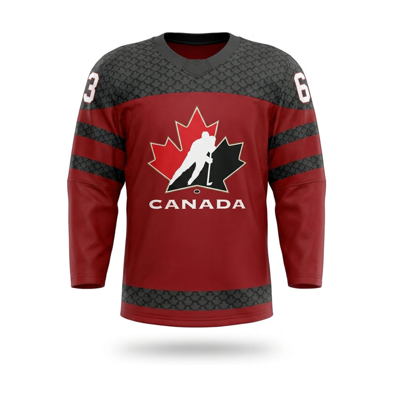 Canada hockey jersey red 2025