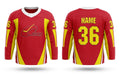 China red hockey jersey 2024