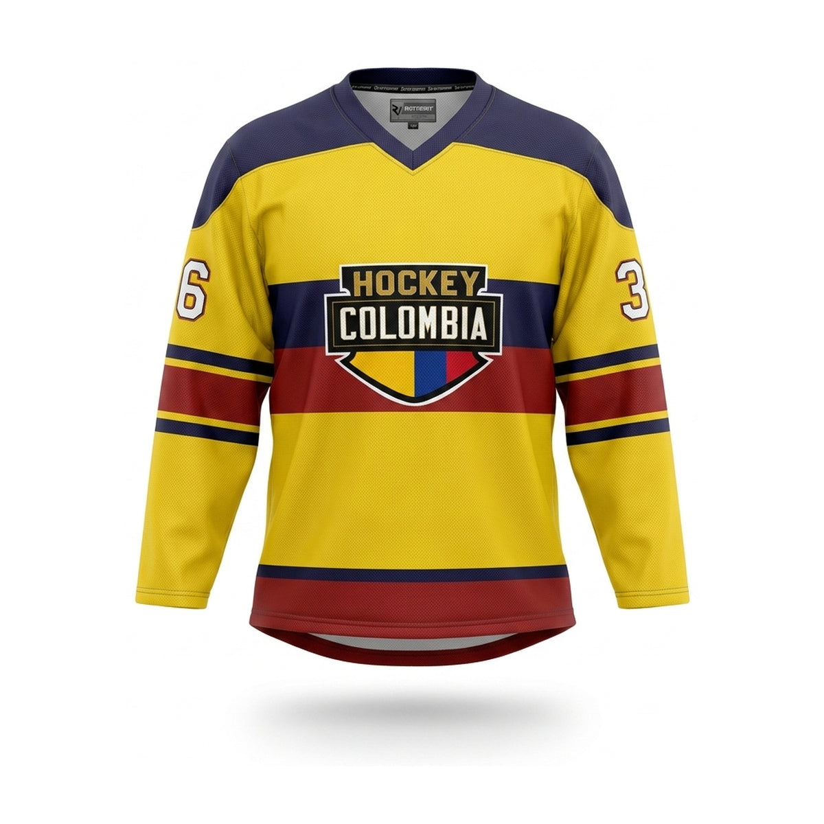 Colombia hockey jersey yellow