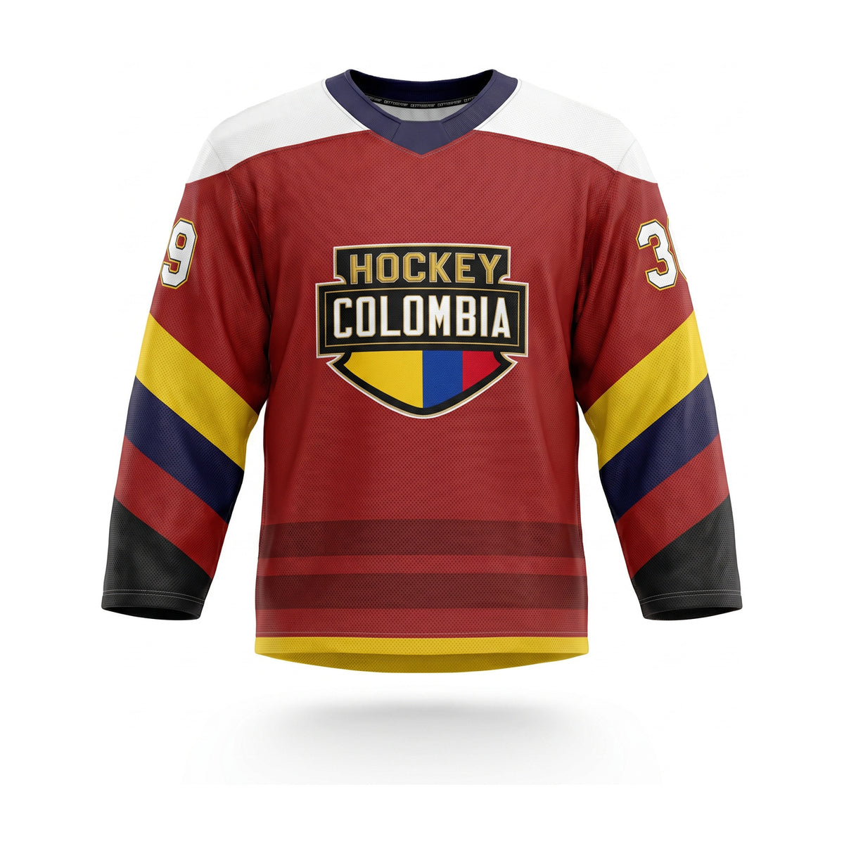 Colombia hockey jersey red