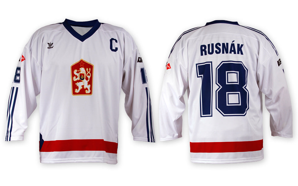 Retro jersey ČSSR white