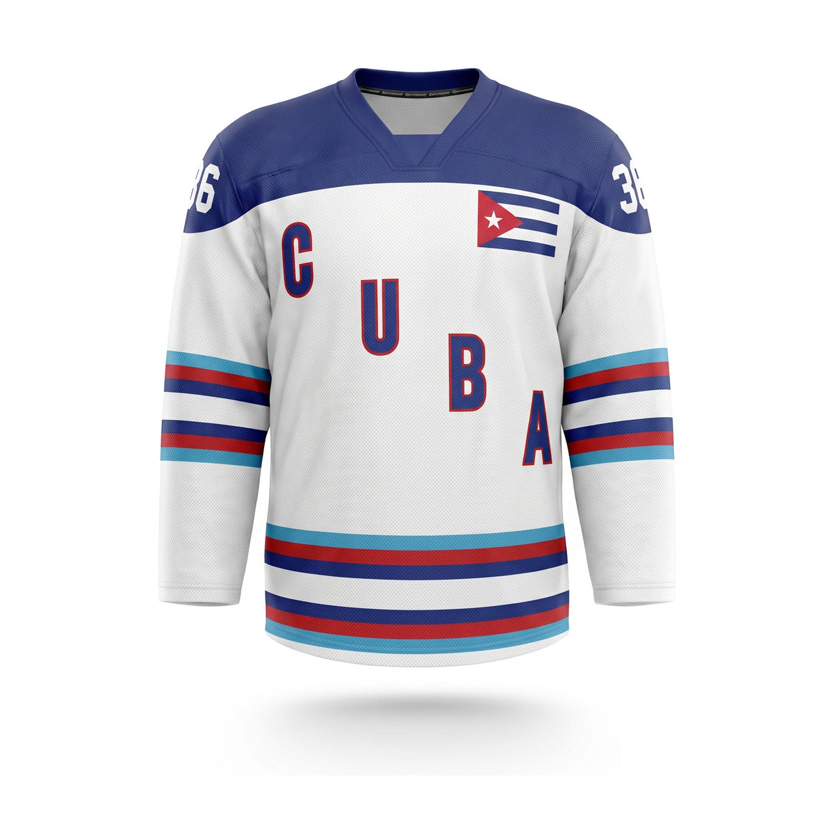 Cuba hockey jersey white