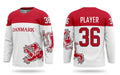 Denmark hockey jersey white 2017