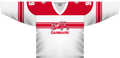 Denmark hockey jersey white 2022