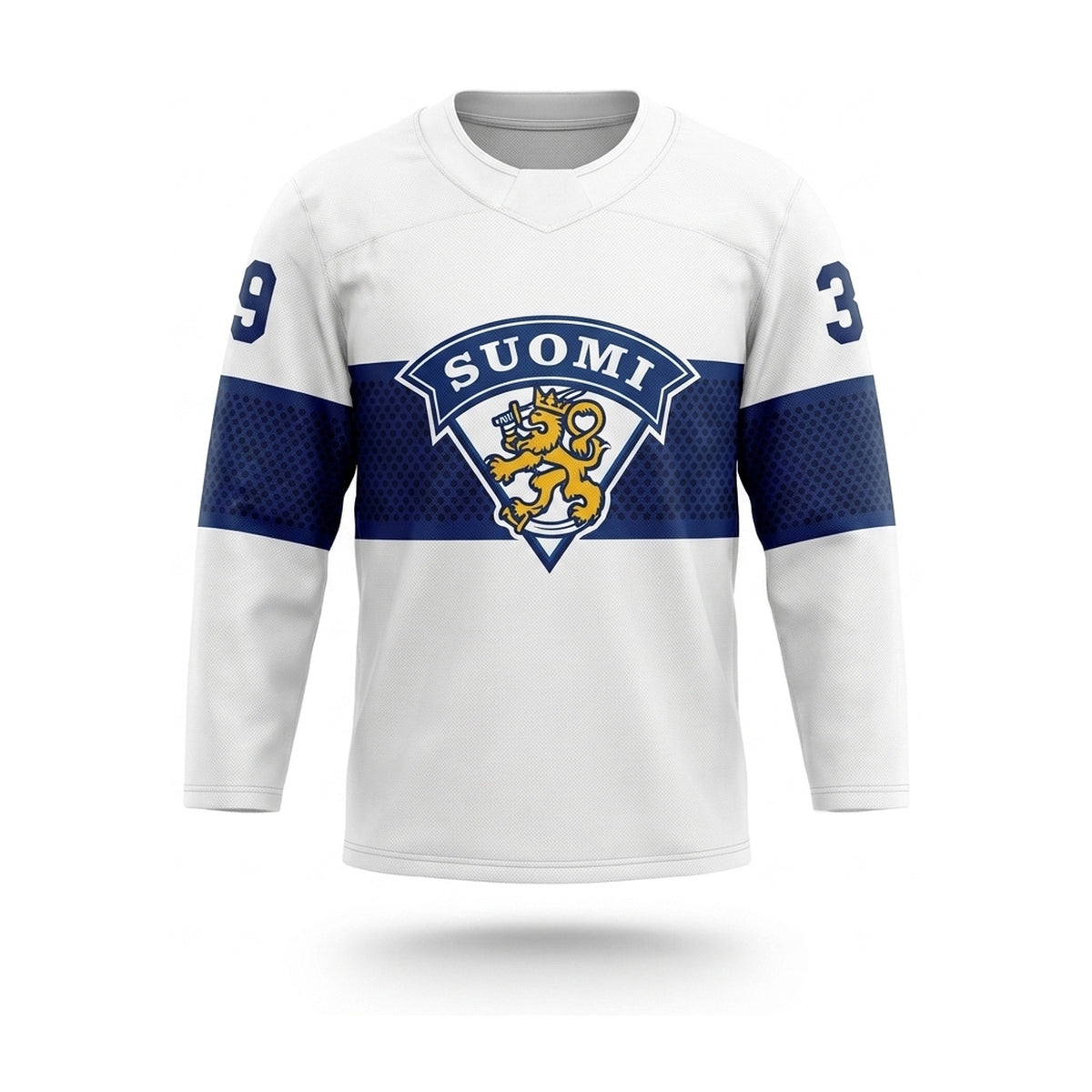 Finland hockey jersey white 2025