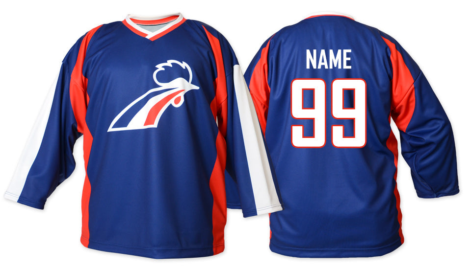 France hockey jersey blue